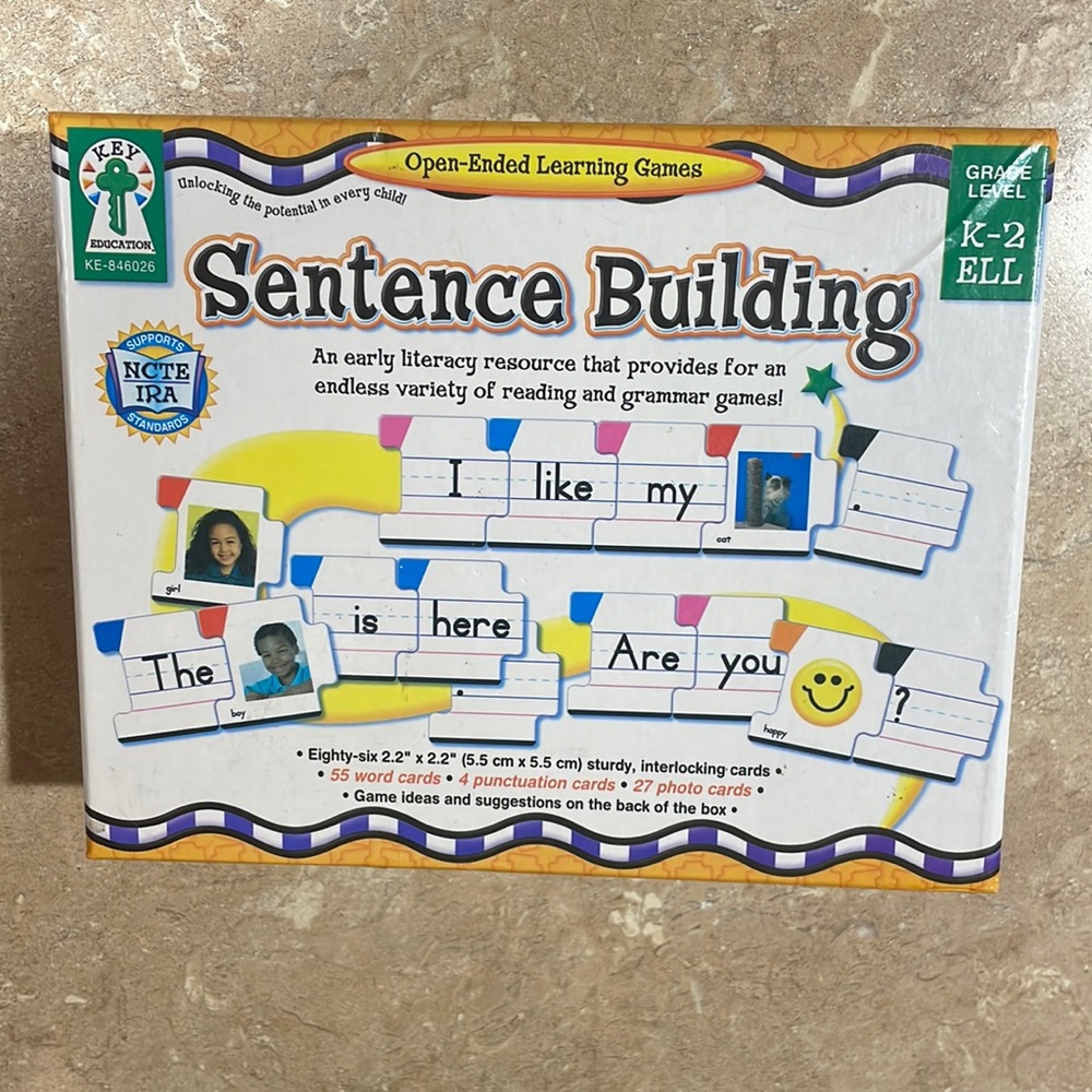 Sentence Building puzzle